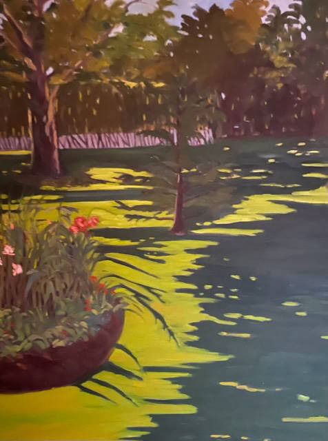 Summer shadows Newport RI 48x36